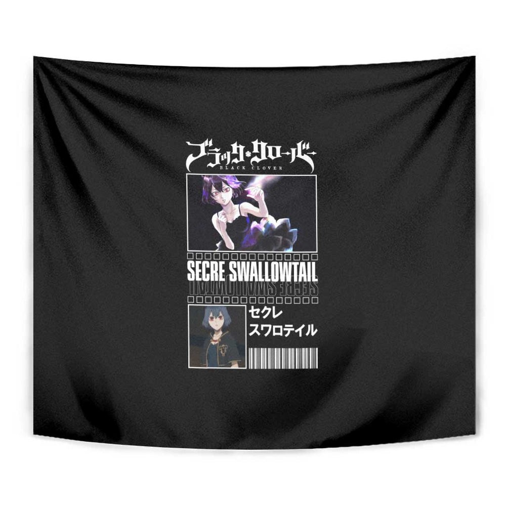 Secre Swallowtail - Black Clover Tumbler With Handle Anime Style TS04 Secre Swallowtail - Black Clover Tumbler With Handle Anime Style TS04
