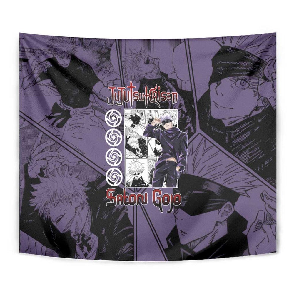 Sensei Gojo Satoru - Jujutsu Kaisen Tapestry Japan Anime Style TS04