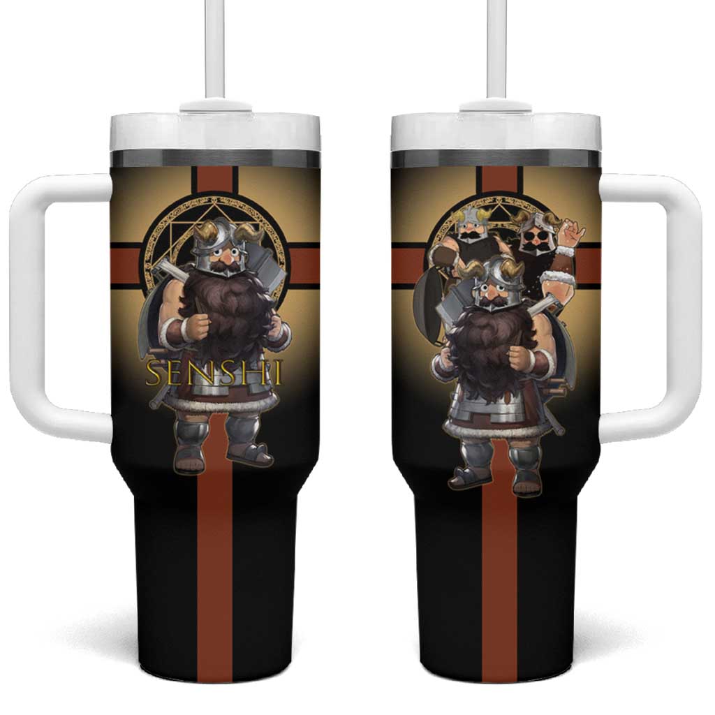 Senshi Viking Warrior Tumbler With Handle Fantasy Game Art Style TS04