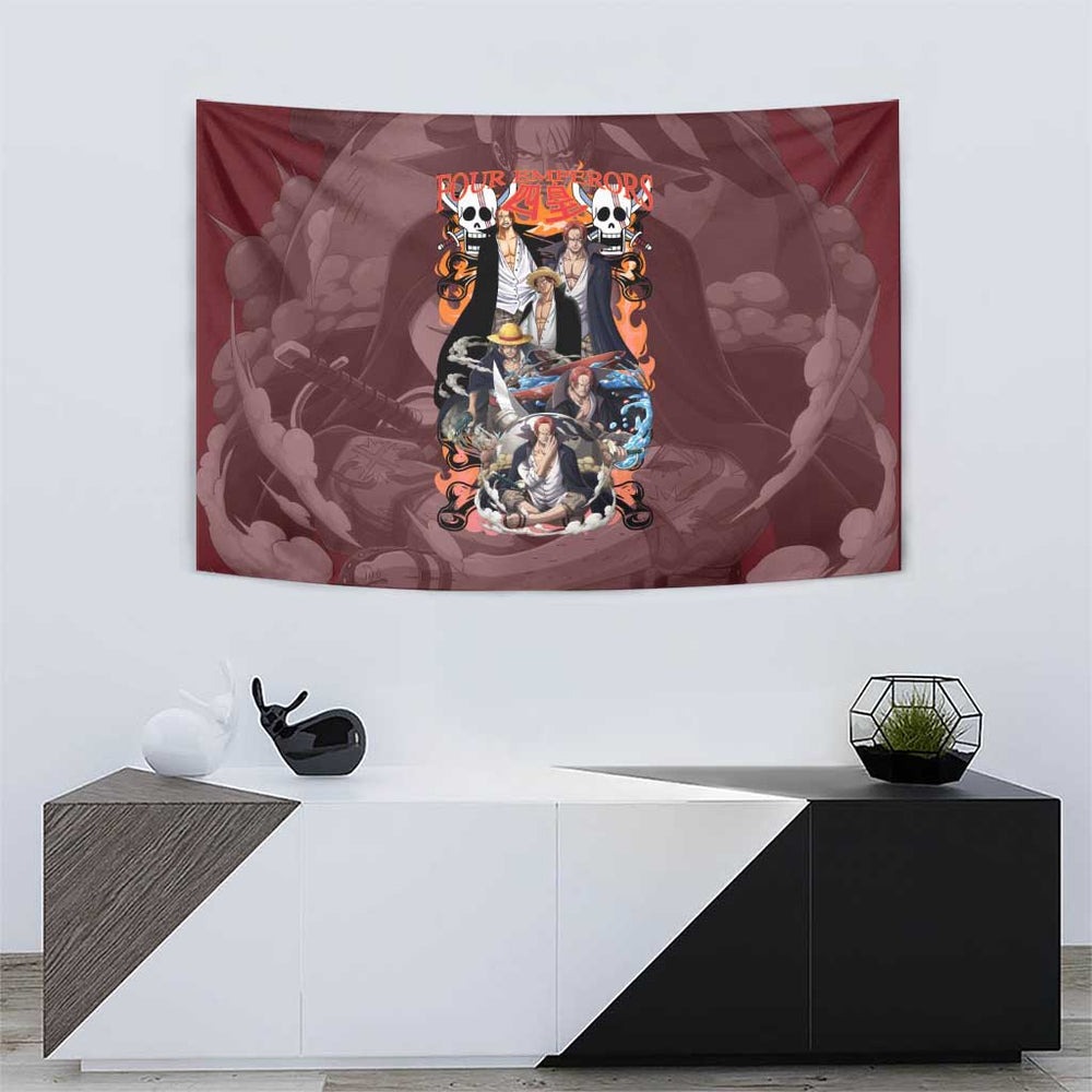 Shanks V3 One Piece Tapestry Japan Anime Style TS04 Shanks V3 One Piece Tapestry Japan Anime Style TS04