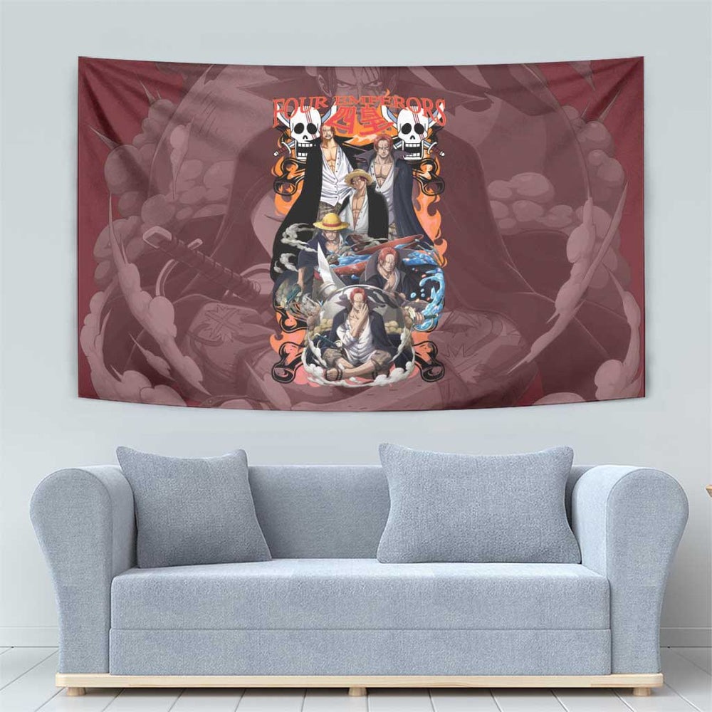 Shanks V3 One Piece Tapestry Japan Anime Style TS04 Shanks V3 One Piece Tapestry Japan Anime Style TS04