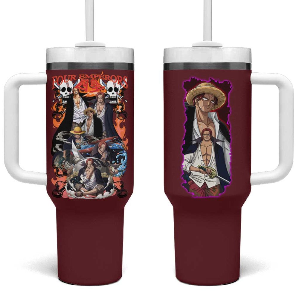 Shanks V3 One Piece Tumbler With Handle Japan Anime Style TS04 Shanks V3 One Piece Tumbler With Handle Japan Anime Style TS04