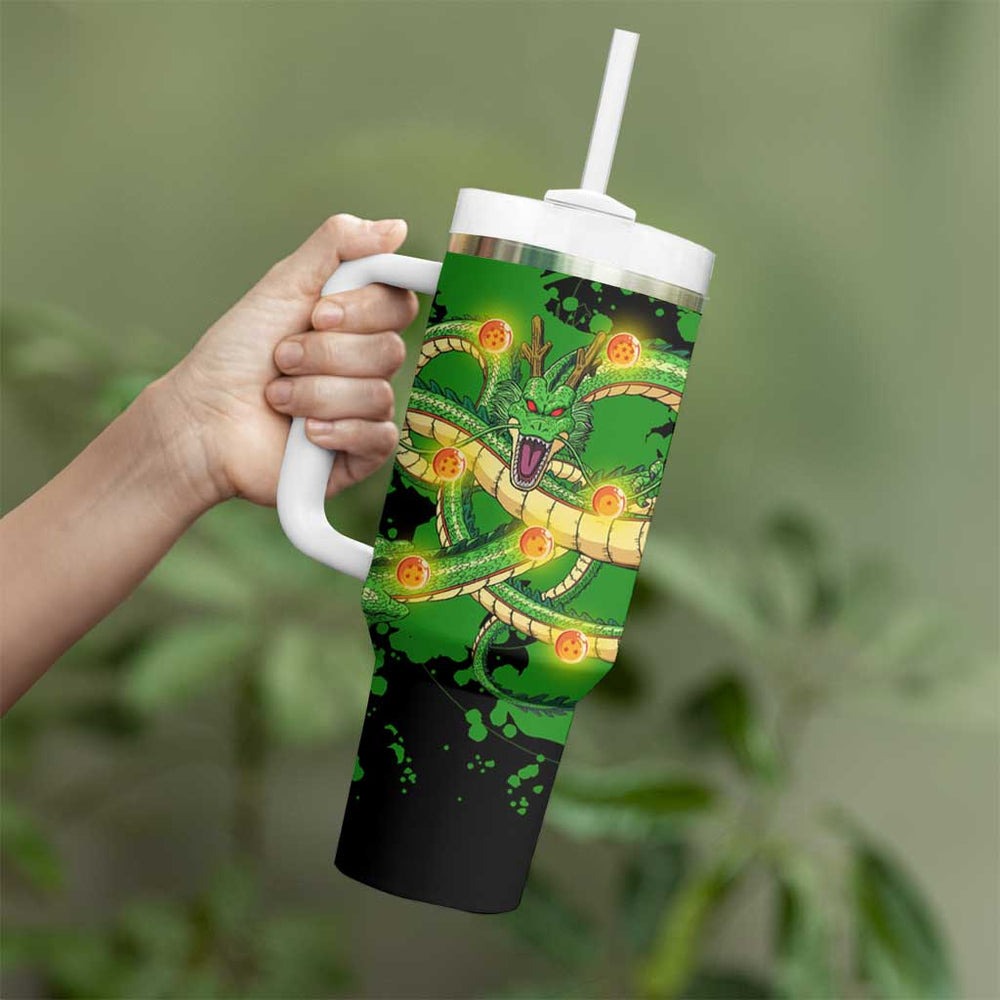 Shenron - Dragon Ball Tumbler With Handle Anime Style TS04 Shenron - Dragon Ball Tumbler With Handle Anime Style TS04