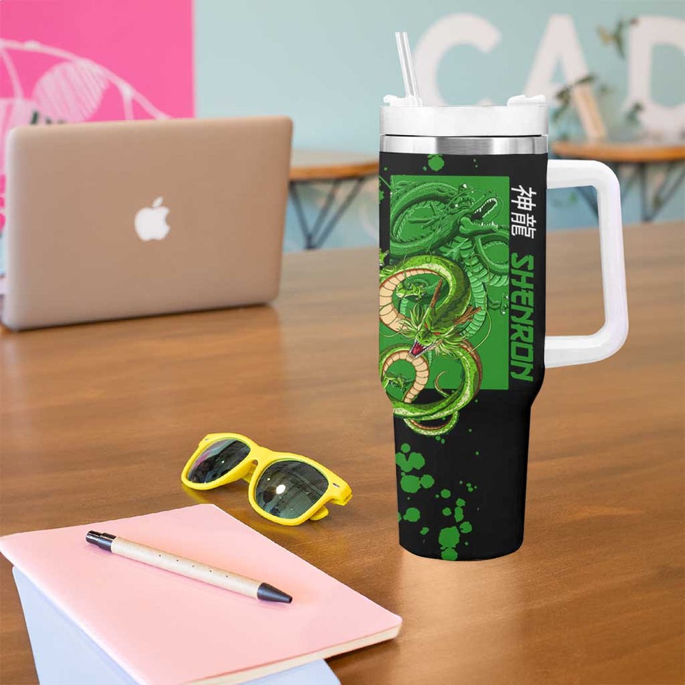 Shenron - Dragon Ball Tumbler With Handle Anime Style TS04 Shenron - Dragon Ball Tumbler With Handle Anime Style TS04