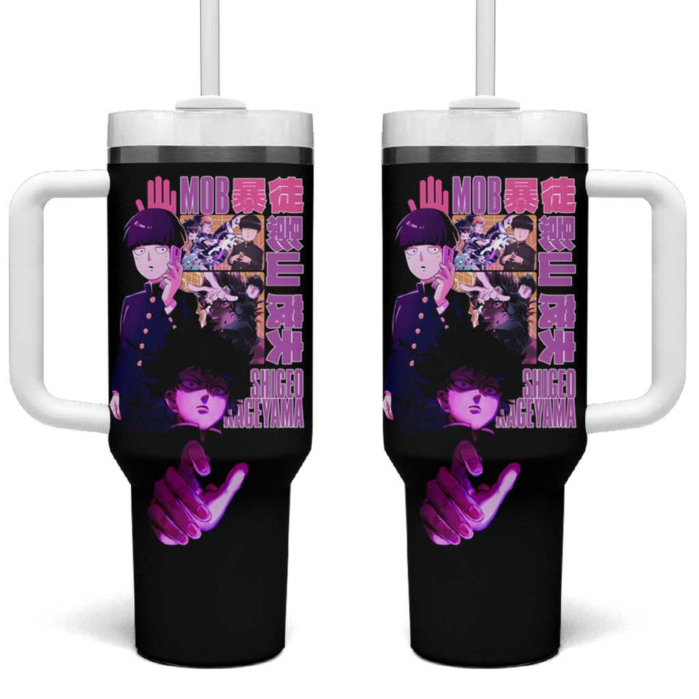 Shigeo Kageyama V3 Mob Psycho 100 Tumbler With Handle Anime Style TS04