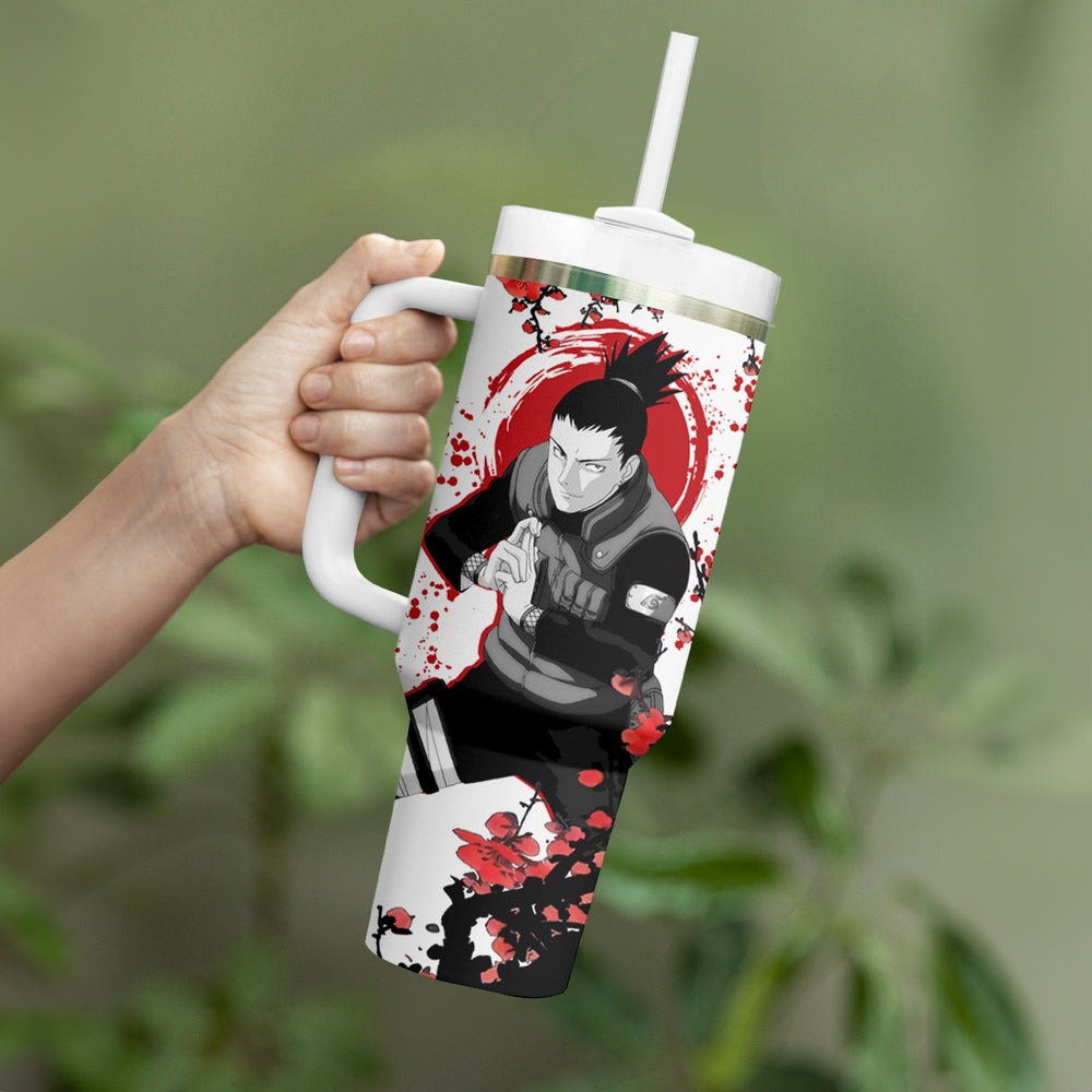 Shikamaru Tumbler With Handle Japan Style Anime TS04 Shikamaru Tumbler With Handle Japan Style Anime TS04