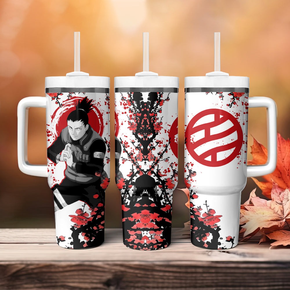 Shikamaru Tumbler With Handle Japan Style Anime TS04 Shikamaru Tumbler With Handle Japan Style Anime TS04