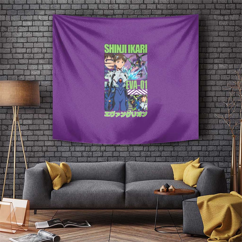 Shinji Ikari x Eva 01 Neon Genesis Evangelion Tumbler With Handle Anime Style TS04