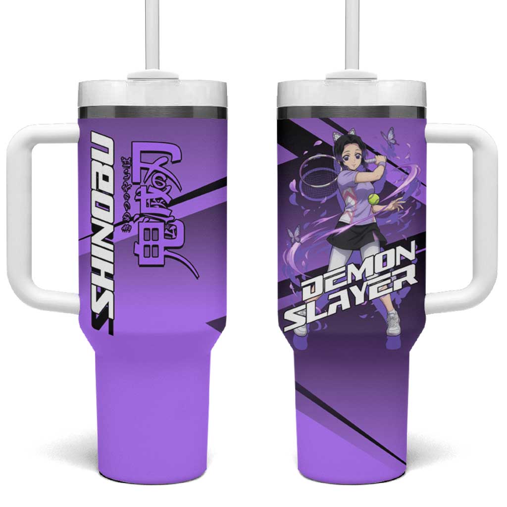 Shinobu Kocho Insect Rally Tumbler With Handle Sporty Anime Mashup Style TS04