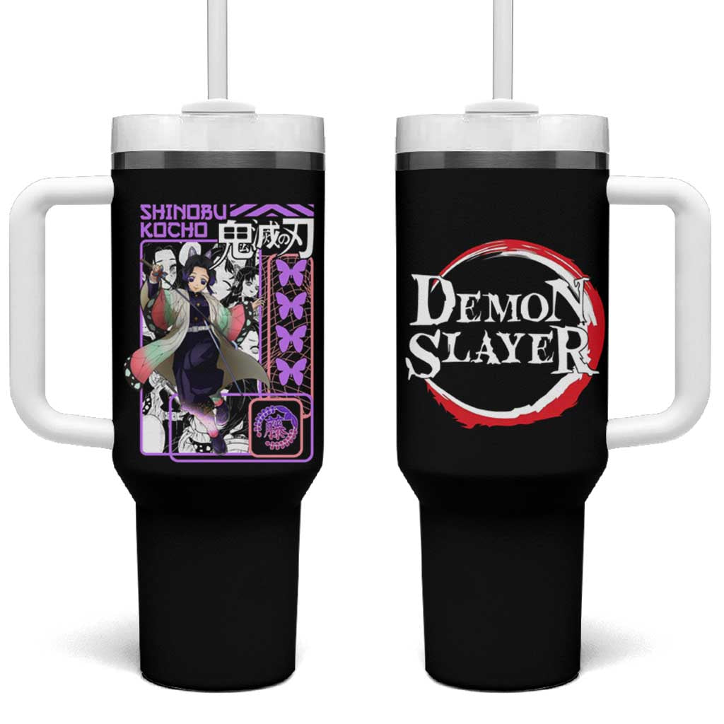 Shinobu Kocho V2 Demon Slayer Tumbler With Handle Anime Style TS04