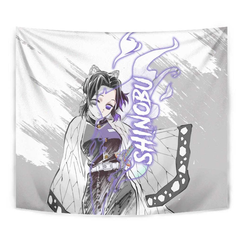 Shinobu Kochou - Semon Slayer Tumbler With Handle Anime Style TS04 Shinobu Kochou - Semon Slayer Tumbler With Handle Anime Style TS04