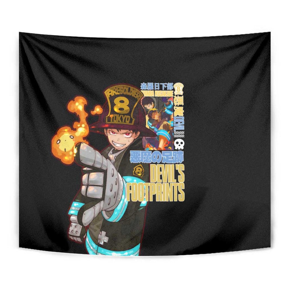 Shinra Kusakabe Fire Force Tumbler With Handle Anime Style TS04 Shinra Kusakabe Fire Force Tumbler With Handle Anime Style TS04