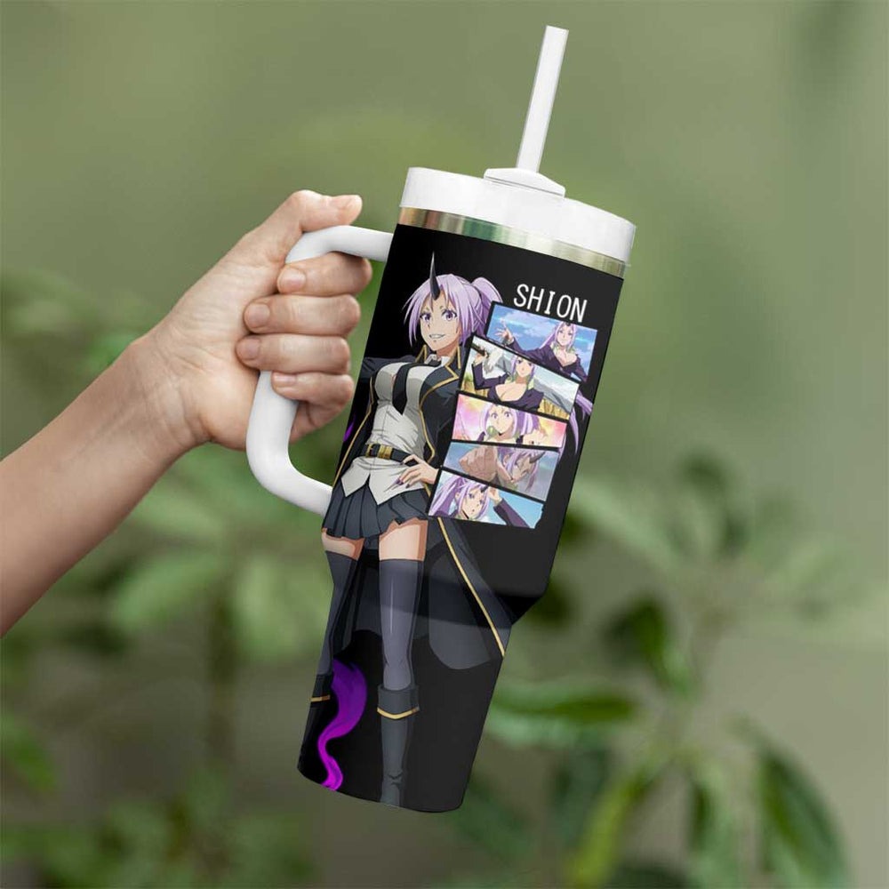 Shion - Tensei Shitara Slime Datta Ken Tumbler With Handle Anime Style TS04 Shion - Tensei Shitara Slime Datta Ken Tumbler With Handle Anime Style TS04