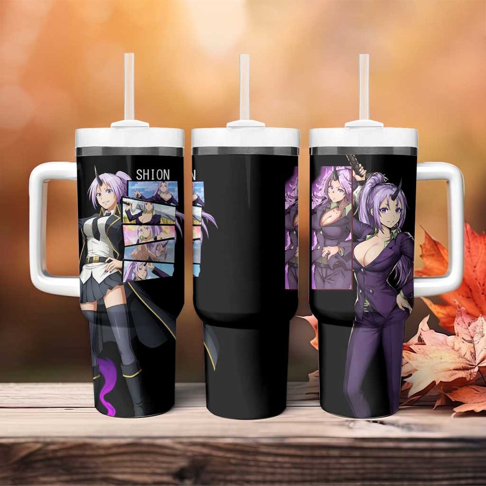 Shion - Tensei Shitara Slime Datta Ken Tumbler With Handle Anime Style TS04 Shion - Tensei Shitara Slime Datta Ken Tumbler With Handle Anime Style TS04