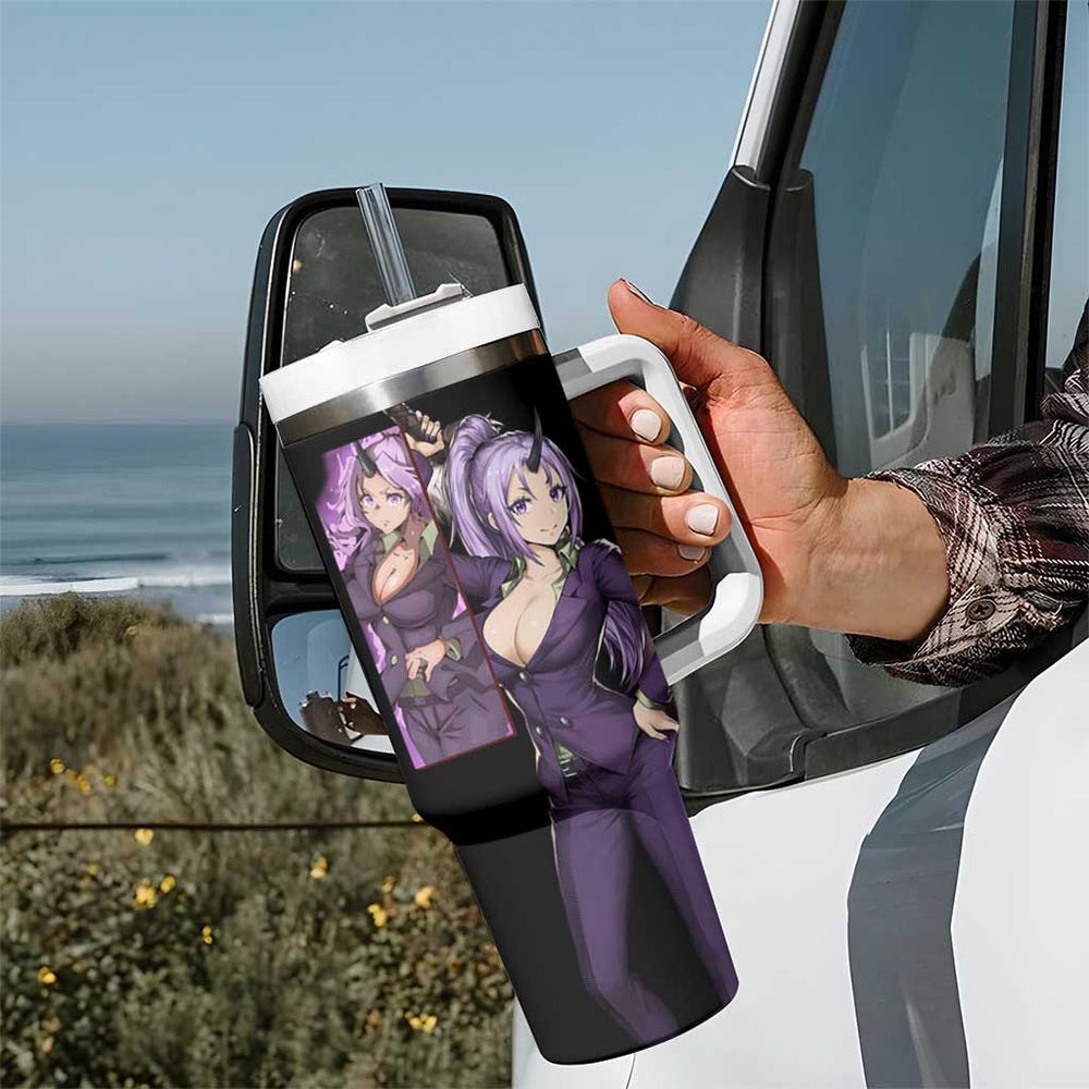 Shion - Tensei Shitara Slime Datta Ken Tumbler With Handle Anime Style TS04 Shion - Tensei Shitara Slime Datta Ken Tumbler With Handle Anime Style TS04