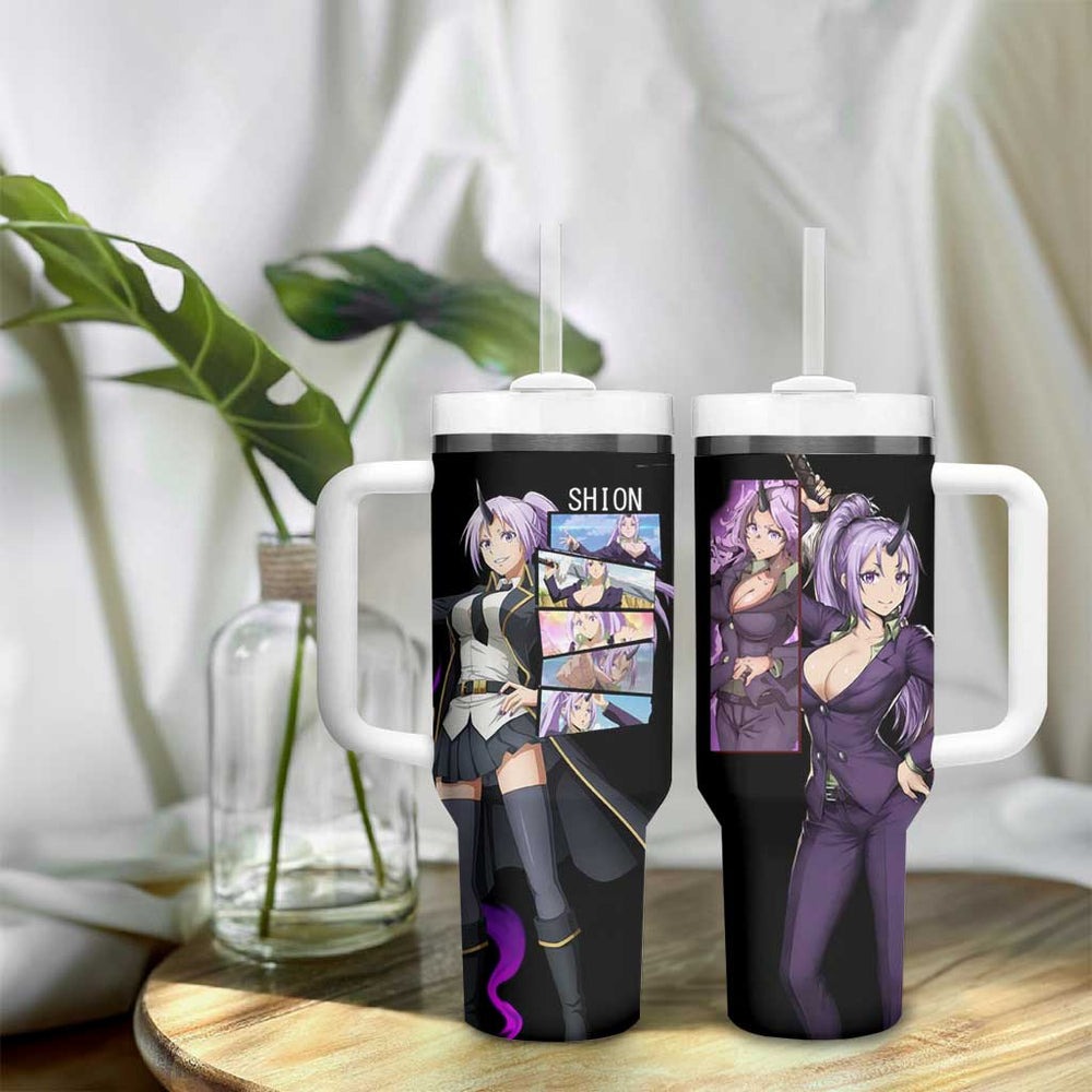Shion - Tensei Shitara Slime Datta Ken Tumbler With Handle Anime Style TS04 Shion - Tensei Shitara Slime Datta Ken Tumbler With Handle Anime Style TS04