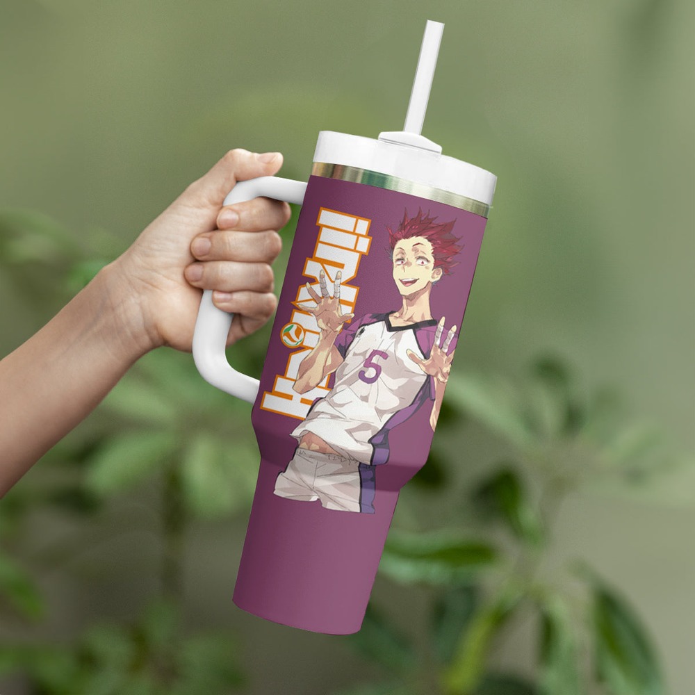 Shiratorizawa Satori Tendo Tumbler With Handle Haikyu TS04 Shiratorizawa Satori Tendo Tumbler With Handle Haikyu TS04