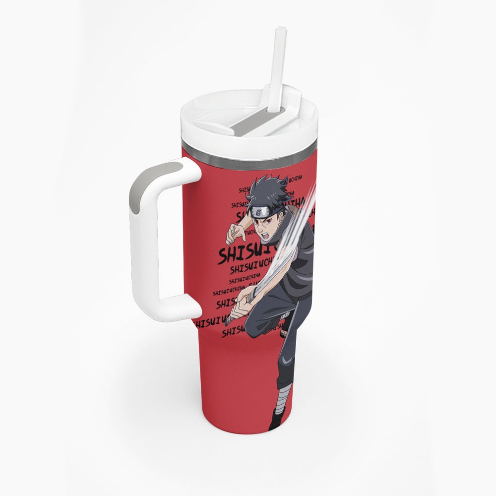 Shisui Uchiha Tumbler With Handle Style Manga TS04 Shisui Uchiha Tumbler With Handle Style Manga TS04