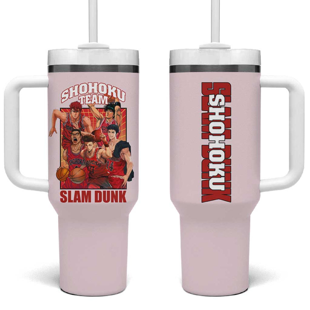 Shohoku Team Slam Dunk Tumbler With Handle Anime Style TS04