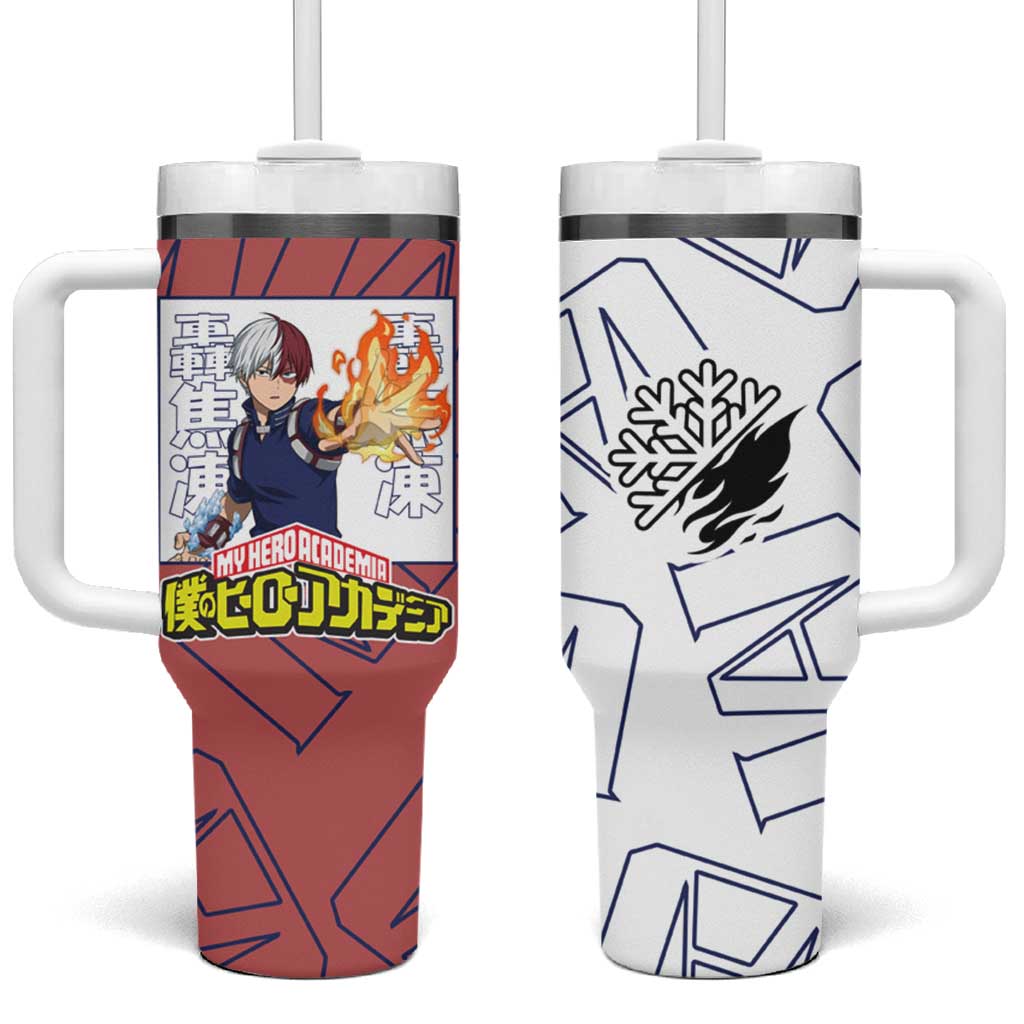Shoto Todoroki - My Hero Academia Tumbler With Handle Anime Style TS04
