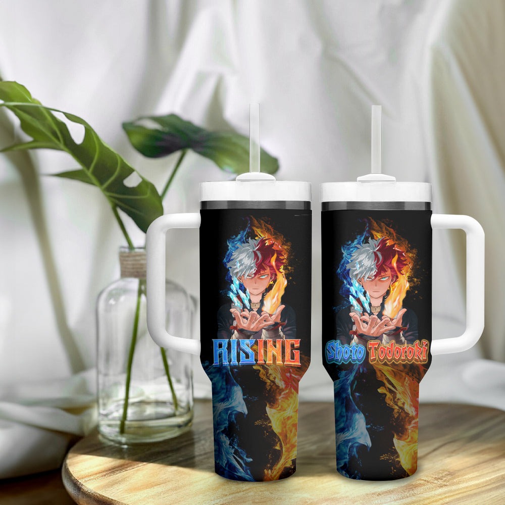Shoto Todoroki - My Hero Academia Tumbler With Handle Anime Style TS04 Shoto Todoroki - My Hero Academia Tumbler With Handle Anime Style TS04