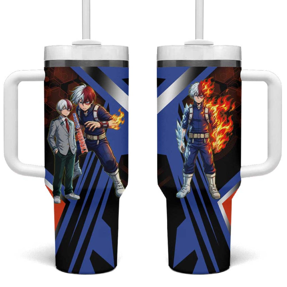 Shoto Todoroki Tumbler With Handle My Hero Academia TS04
