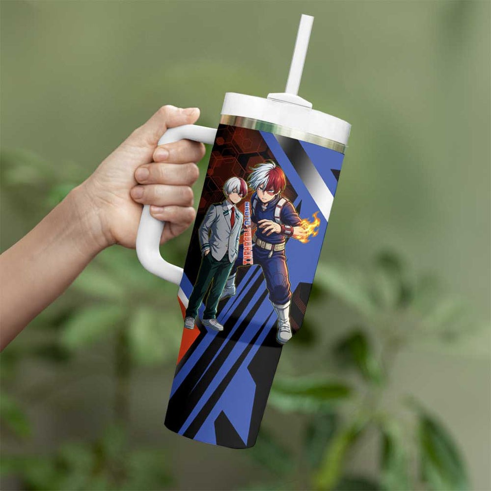 Shoto Todoroki Tumbler With Handle My Hero Academia TS04