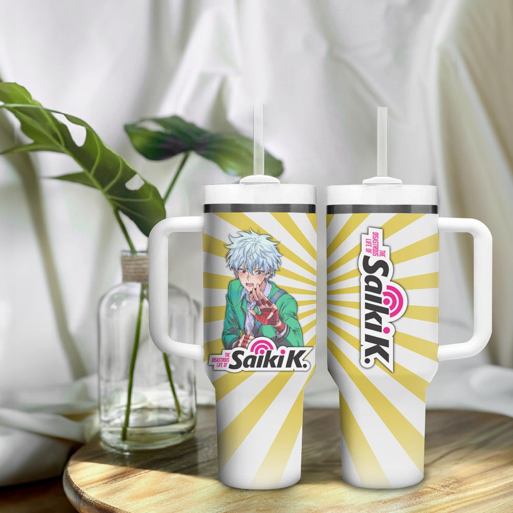 Shun Kaidou Tumbler With Handle Saiki K TS04 Shun Kaidou Tumbler With Handle Saiki K TS04