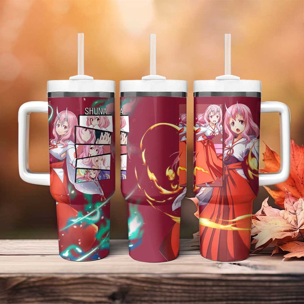 Shuna - Tensei Shitara Slime Datta Ken Tumbler With Handle Anime Style TS04 Shuna - Tensei Shitara Slime Datta Ken Tumbler With Handle Anime Style TS04