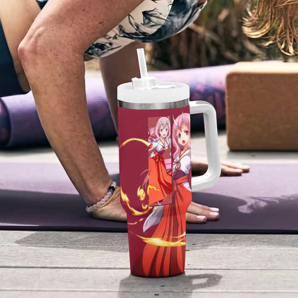 Shuna - Tensei Shitara Slime Datta Ken Tumbler With Handle Anime Style TS04 Shuna - Tensei Shitara Slime Datta Ken Tumbler With Handle Anime Style TS04