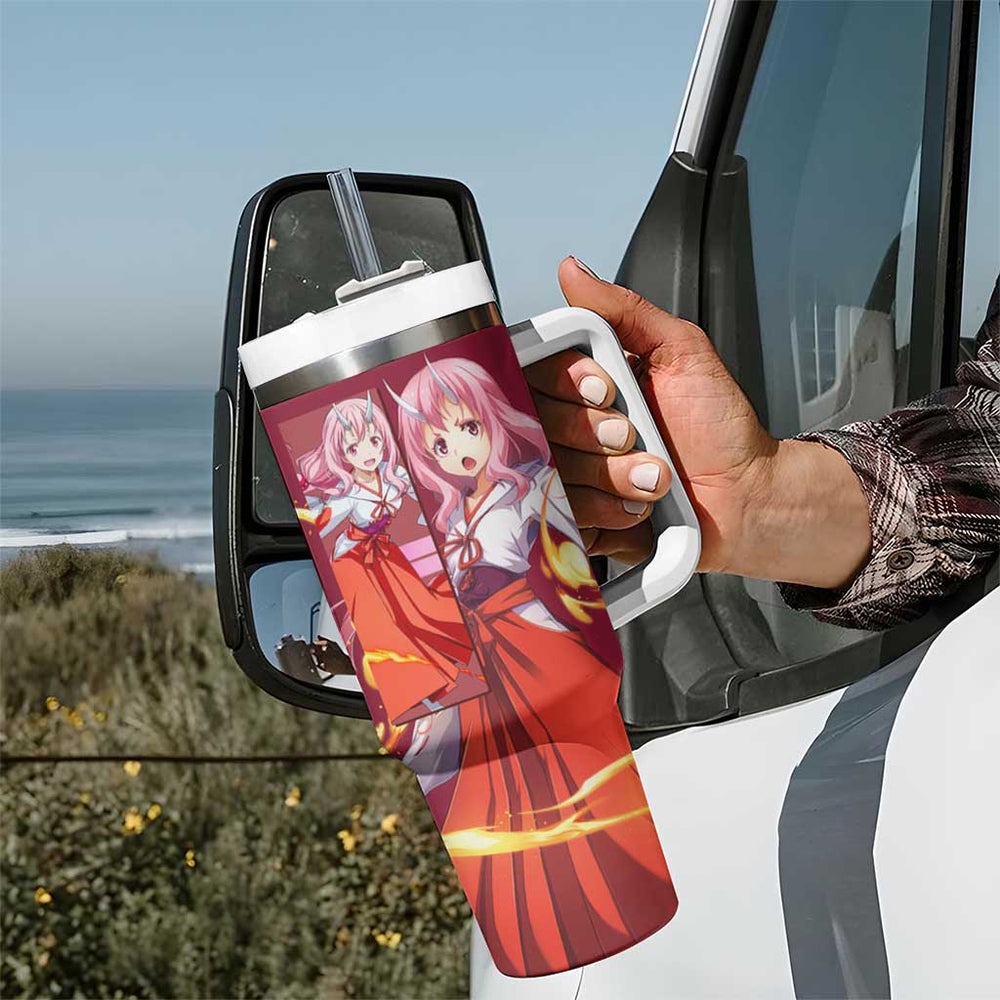 Shuna - Tensei Shitara Slime Datta Ken Tumbler With Handle Anime Style TS04 Shuna - Tensei Shitara Slime Datta Ken Tumbler With Handle Anime Style TS04