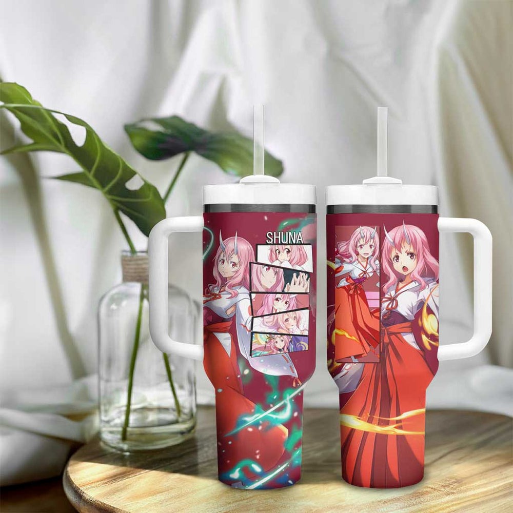 Shuna - Tensei Shitara Slime Datta Ken Tumbler With Handle Anime Style TS04 Shuna - Tensei Shitara Slime Datta Ken Tumbler With Handle Anime Style TS04