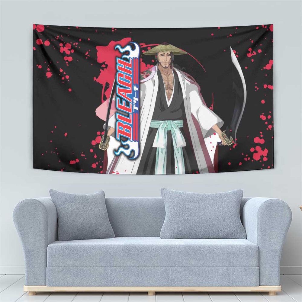 Shunsui Kyoraku - Bleach Tumbler With Handle Anime Style TS04 Shunsui Kyoraku - Bleach Tumbler With Handle Anime Style TS04