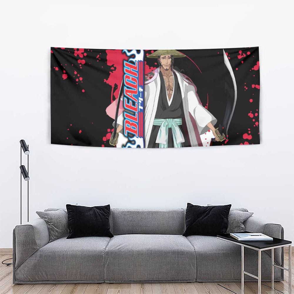 Shunsui Kyoraku - Bleach Tumbler With Handle Anime Style TS04 Shunsui Kyoraku - Bleach Tumbler With Handle Anime Style TS04