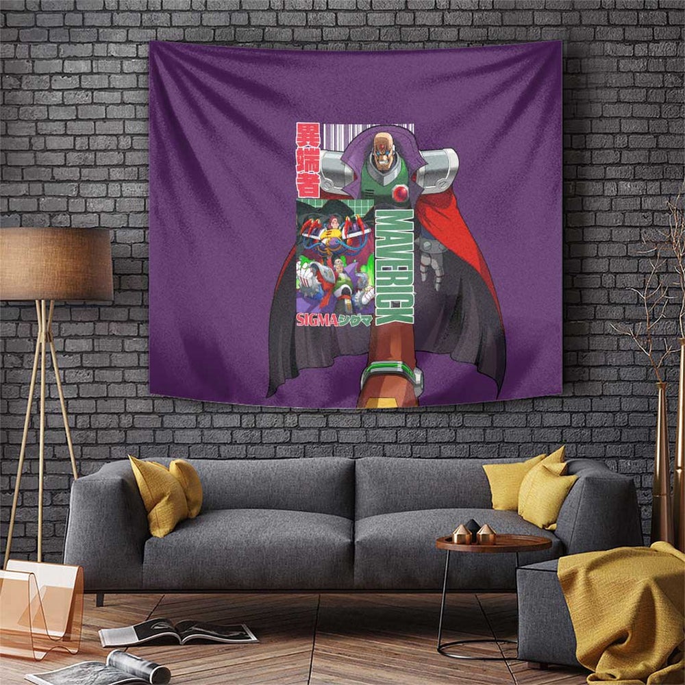 Sigma Mega Man Tapestry Anime Style TS04 Sigma Mega Man Tapestry Anime Style TS04