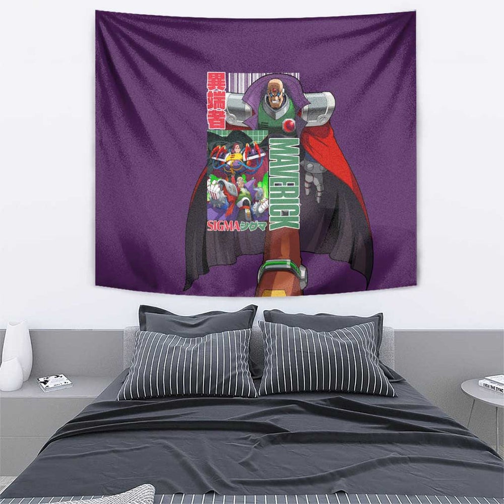 Sigma Mega Man Tapestry Anime Style TS04 Sigma Mega Man Tapestry Anime Style TS04