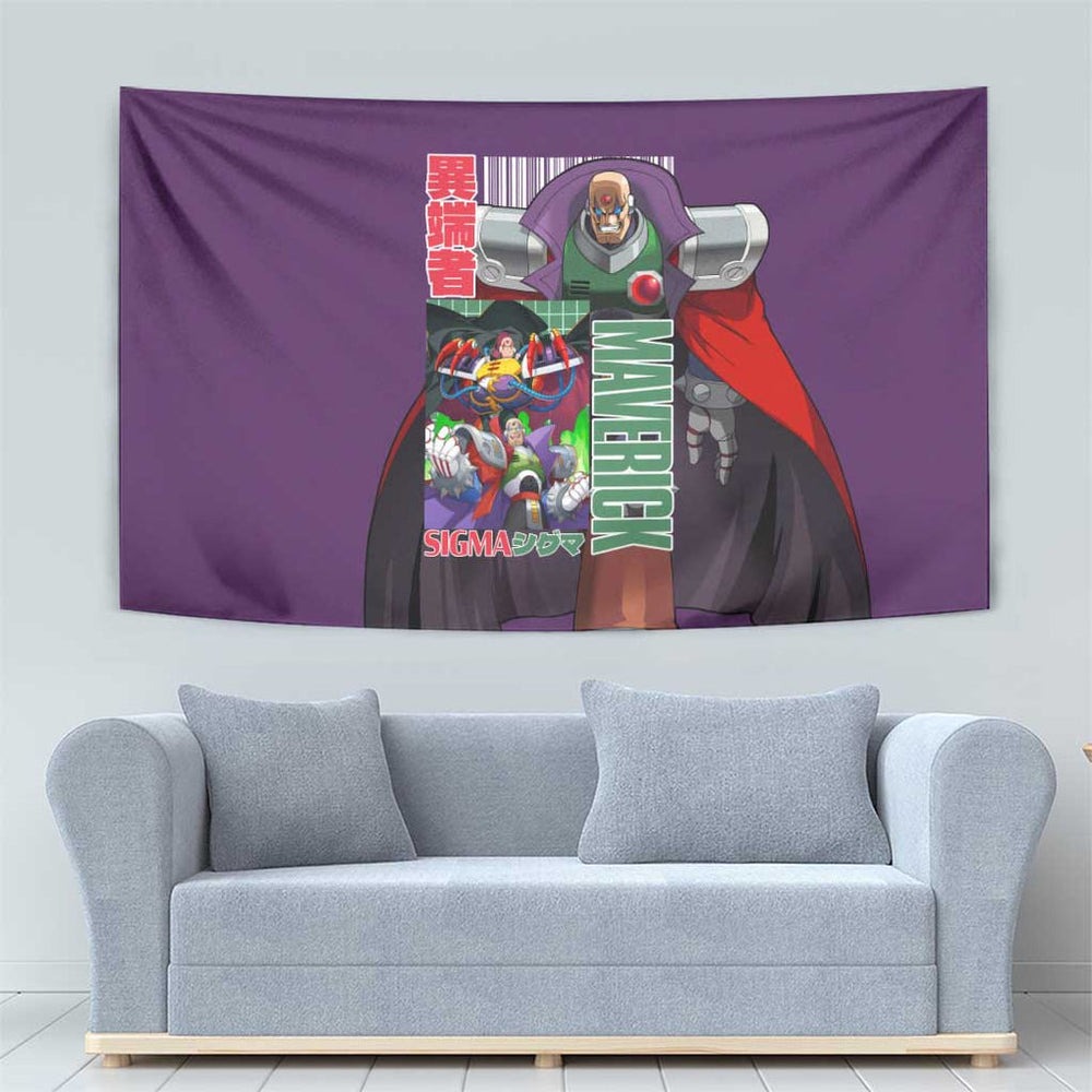 Sigma Mega Man Tapestry Anime Style TS04 Sigma Mega Man Tapestry Anime Style TS04