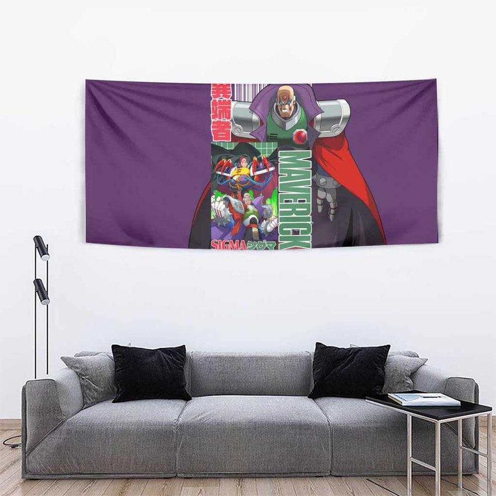 Sigma Mega Man Tapestry Anime Style TS04 Sigma Mega Man Tapestry Anime Style TS04