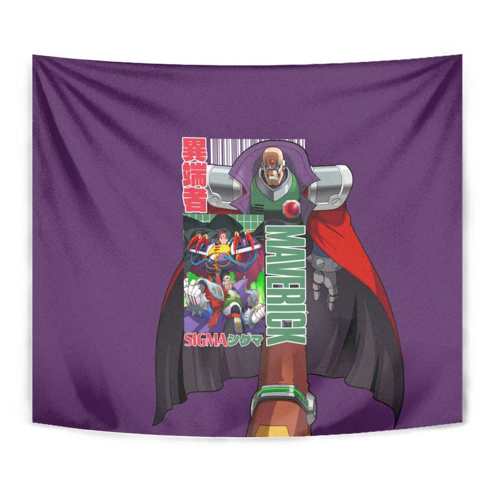 Sigma Mega Man Tapestry Anime Style TS04 Sigma Mega Man Tapestry Anime Style TS04