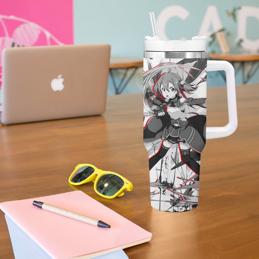 Silica Tumbler With Handle Sword Art Galaxy Style TS04 Silica Tumbler With Handle Sword Art Galaxy Style TS04