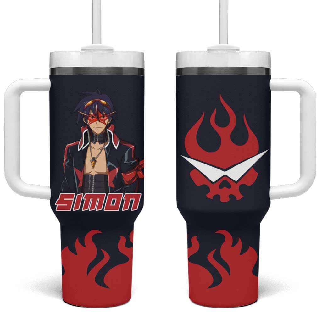 Simon - Tengen Toppa Guren Lagann Tumbler With Handle Anime Style TS04