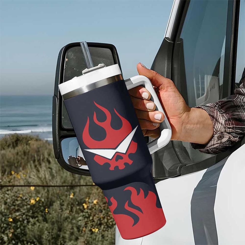 Simon - Tengen Toppa Guren Lagann Tumbler With Handle Anime Style TS04 Simon - Tengen Toppa Guren Lagann Tumbler With Handle Anime Style TS04