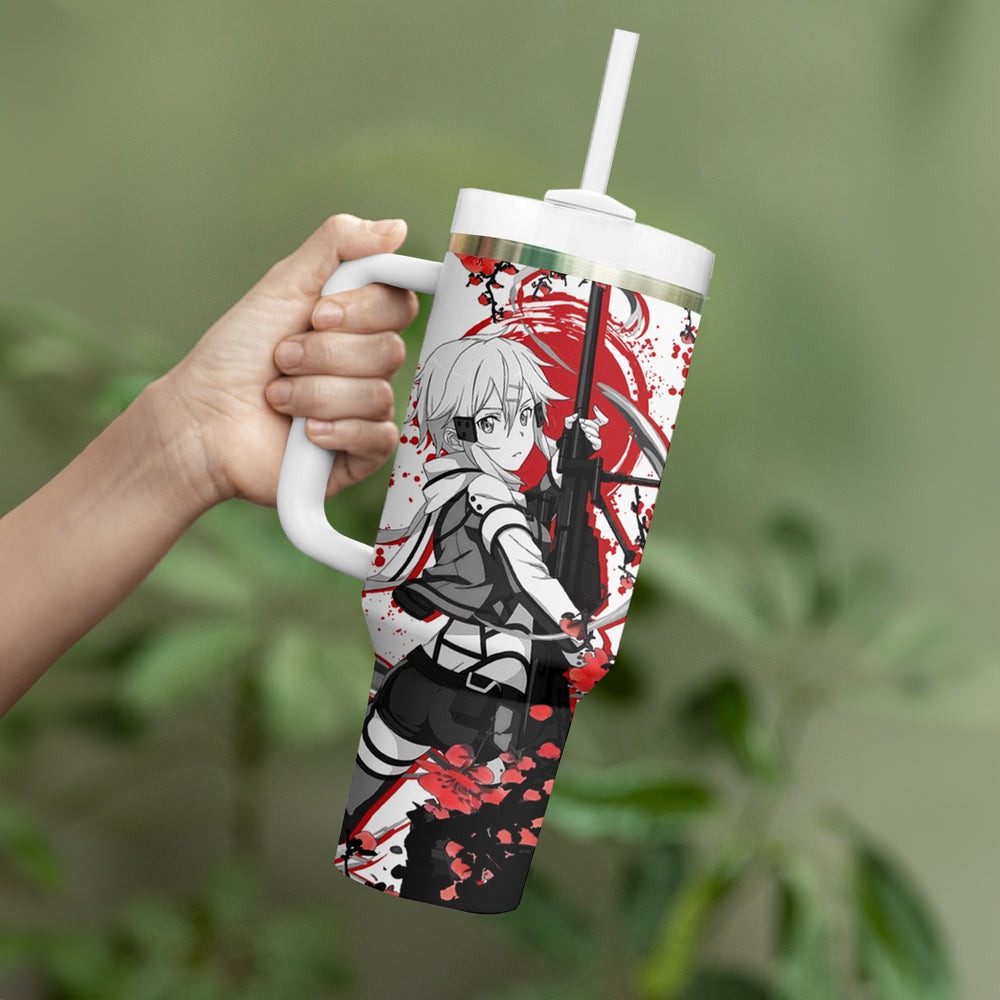 Sinon Tumbler With Handle Sword Art Galaxy Style TS04