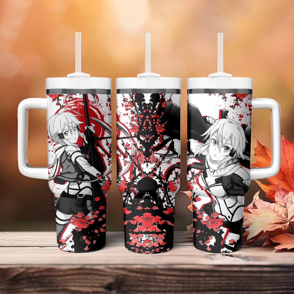 Sinon Tumbler With Handle Sword Art Galaxy Style TS04