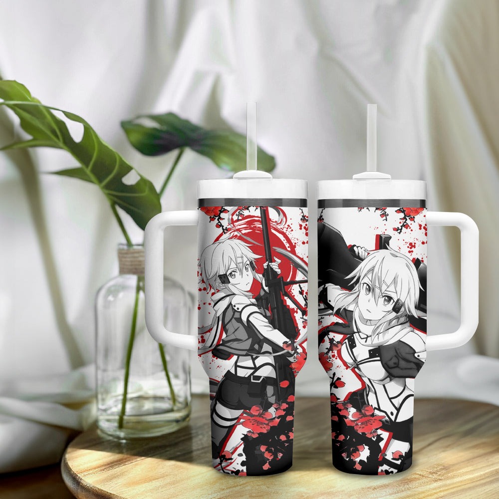 Sinon Tumbler With Handle Sword Art Galaxy Style TS04