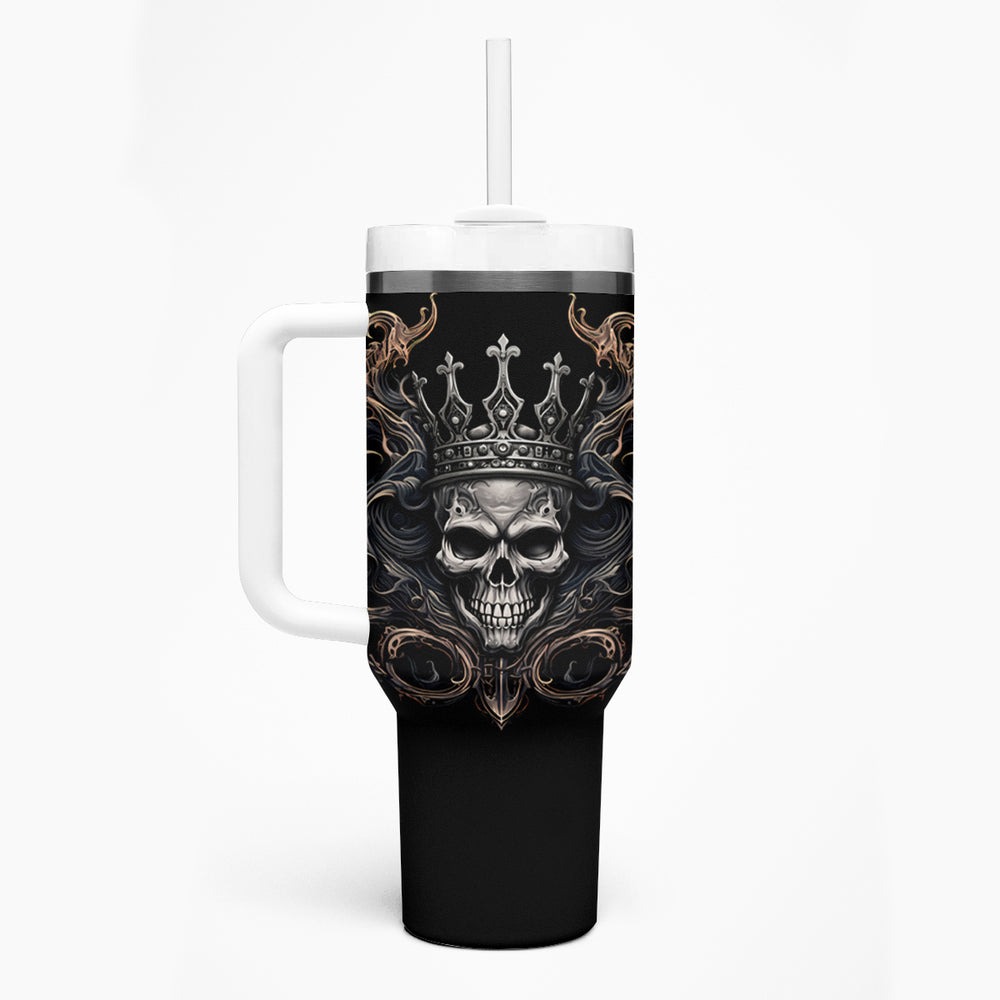 Skull Fantasy Tumbler With Handle Who Needs Inner Demons When You Are The Demon TS04 Skull Fantasy Tumbler With Handle Who Needs Inner Demons When You Are The Demon TS04