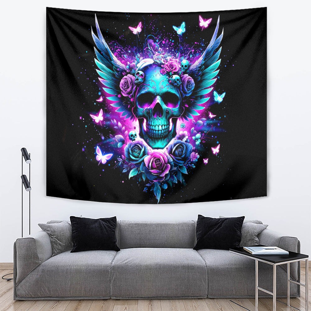 Skull Wings Tapestry So The Bitch In Me Came Out To Play DT01 Skull Wings Tapestry So The Bitch In Me Came Out To Play DT01