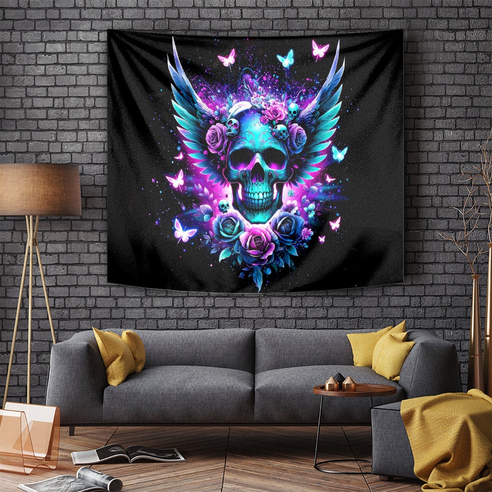 Skull Wings Tapestry So The Bitch In Me Came Out To Play DT01 Skull Wings Tapestry So The Bitch In Me Came Out To Play DT01