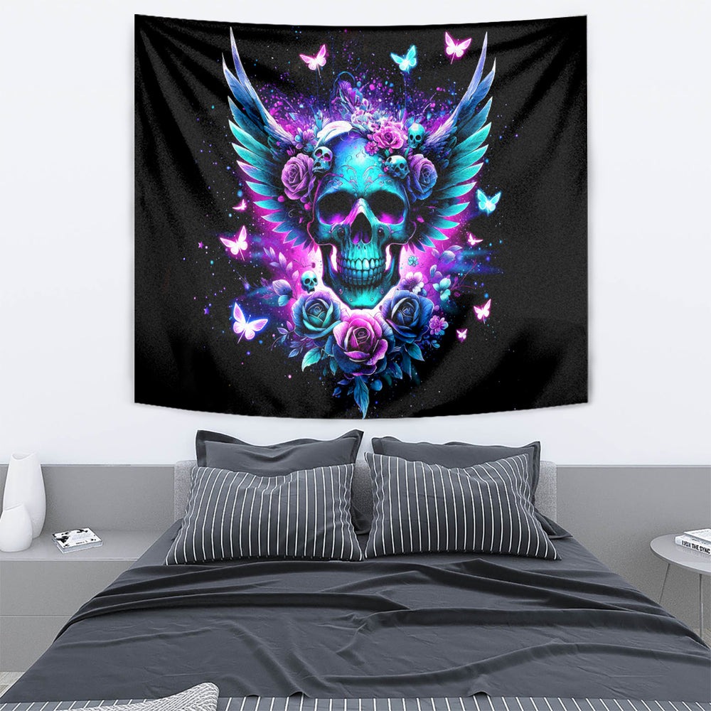 Skull Wings Tapestry So The Bitch In Me Came Out To Play DT01 Skull Wings Tapestry So The Bitch In Me Came Out To Play DT01