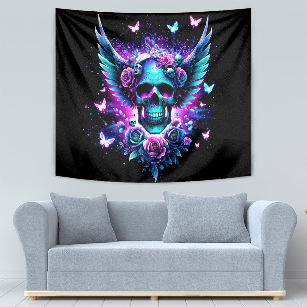 Skull Wings Tapestry So The Bitch In Me Came Out To Play DT01 Skull Wings Tapestry So The Bitch In Me Came Out To Play DT01
